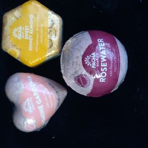 Froth bombs by PACHA soap co. Set of three, new in wrap!